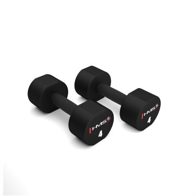 6. HPT04 2 x 4 KG POLYURETHANE TPU HMS Dumbbells