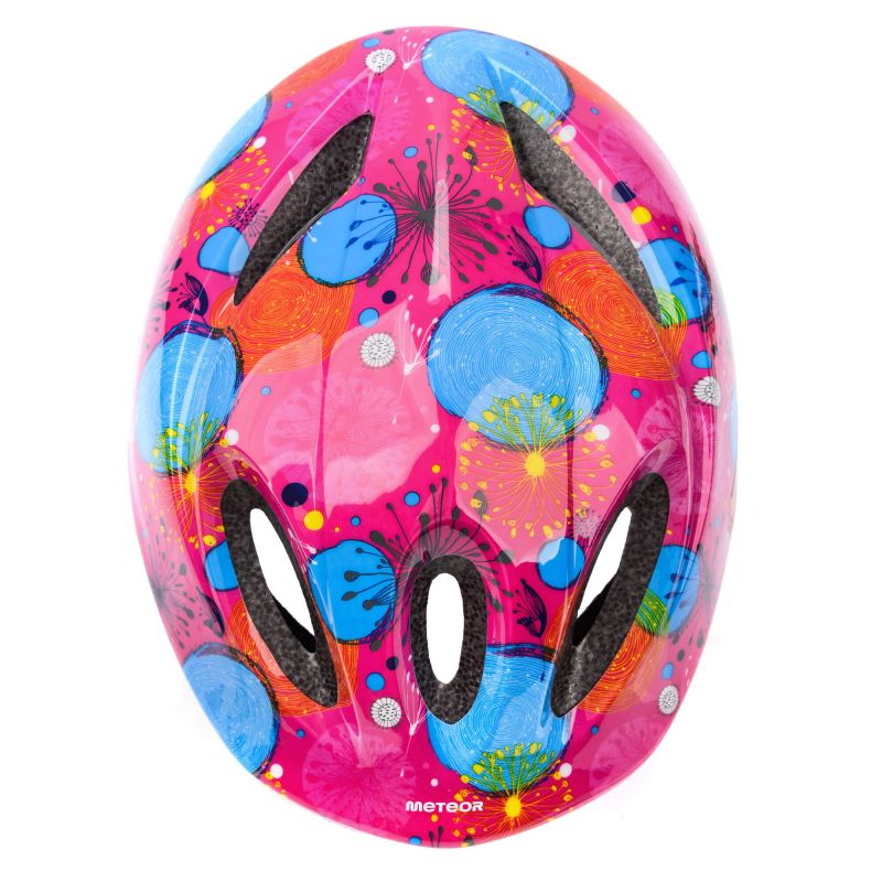 28. Meteor KS05 pink bicycle helmet