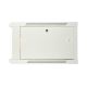 6. Extralink 6U 600x600 ASP Gray wall-mounted rack cabinet, solid sheet metal door