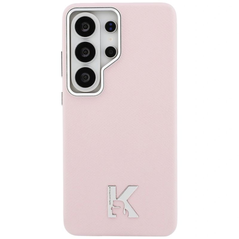 3. Karl Lagerfeld K Metal Logo MagSafe Case for Samsung Galaxy S26 Ultra - Pink