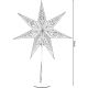 6. DECORATIVE STAR FLOOR LAMP 65 CM E14 WHITE