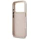7. Guess 4G Logo Plate MagSafe Case for iPhone 18 Pro / 17 Pro – Pink