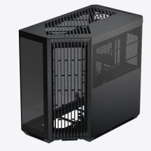 APNX V1 PC Case, Midi Tower, ATX, Black, Tempered Glass
