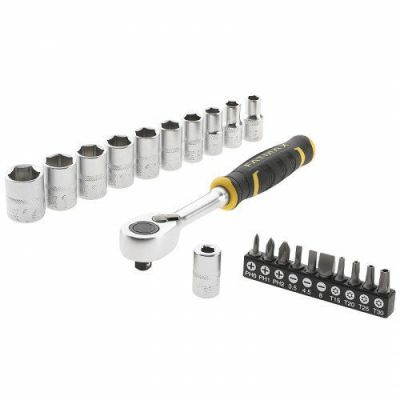 1/2" 120t ratchet set with sockets and bits