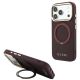 Guess Ring Stand 360 Grained Classic Logo MagSafe Case for iPhone 18 Pro Max / 17 Pro Max - Burgundy