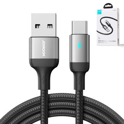 9. Joyroom Extraordinary Series A10 USB-A / USB-C 3A Cable 1.2 m - Black
