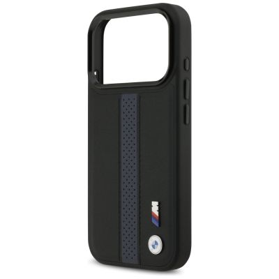 6. BMW M Perforated Stripe Logo MagSafe Case for iPhone 17 Pro - Blue