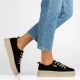 8. Leather platform sneakers black Filippo DP6122