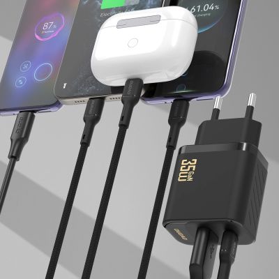 3. Dudao A27 Max 35W GaN Wall Charger - Black