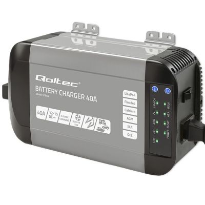 6. Intelligent professional Monolith charger for LiFePO4 AGM GEL SLA 40A 12V batteries