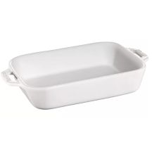 Rectangular ceramic platter STAUB 40511-151-0 - white 4.5 ltr