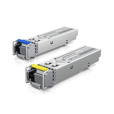 2. Ubiquiti 1 Gbps Bidirectional Single-Mode Optical Module 2-pack SFP insert