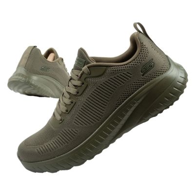 Skechers Bobs Squad Chaos Men's Sports Shoes Light Olive