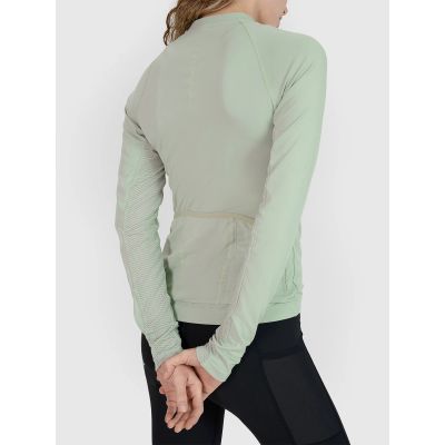 9. Women's cycling longsleeve with zipper 4F 4FWSS25TFLOF343-47S