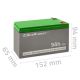 6. Qoltec 53031 gel battery