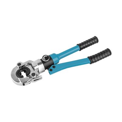 Hydraulic pipe crimper with 12 terminals