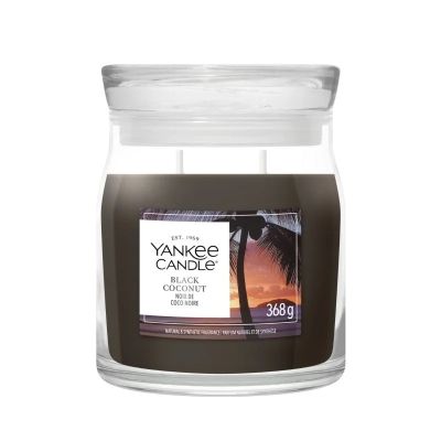 Medium BLACK COCONUT YANKEE Candle