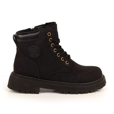 16. NEWS W EVE364A black insulated hiking boots with zipper