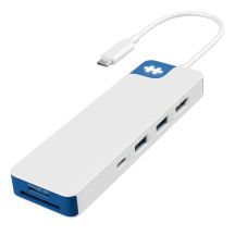 HYPER HD4102BUGL USB 3.2 Gen 1 (3.1 Gen 1) Type-C 5000 Mbit/s Hubs and Hubs Blue, White