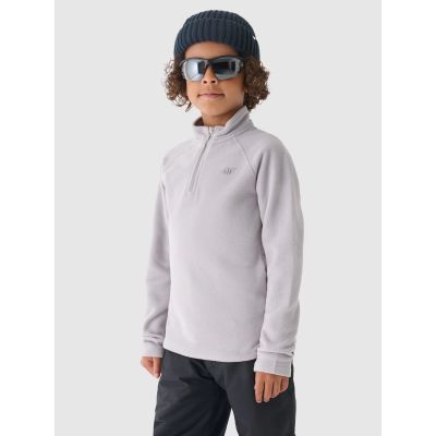 8. Children's fleece thermal underwear (top) 4F Junior 4FJRAW24UFLEU062-25S