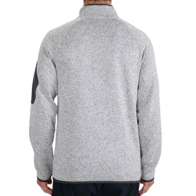 3. Men's fleece 4F M443 cool light gray melange 4FWSS26TFLEM443 27M
