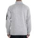 3. Men's fleece 4F M443 cool light gray melange 4FWSS26TFLEM443 27M