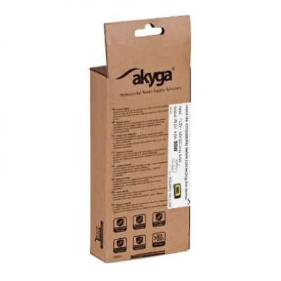 3. Akyga AK-ND-42 notebook power supply (20V; 4.5A; 90W; Slim Tip, Square yellow)