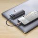 21. Baseus Metal Gleam Series HUB 7-in-1 USB Type C docking station - 1 x HDMI / 1 x VGA / 3 x USB 3.2 Gen. 1 / 1 x Power Delivery / 1 x RJ-45 Ethernet gray (WKWG040013)