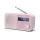 2. Sharp DR-P420 Portable Digital Radio, Pink