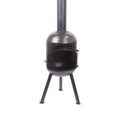 7. Bonfeu Bonsolo garden fireplace black 3401