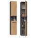 Bathroom cabinet NEL I 31x30xH174 anthracite/artisan