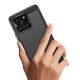 5. Carbon Case for Honor X6a - black