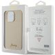 8. Guess Glitter Glossy Script case for iPhone 15 Pro Max - gold