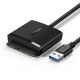 Ugreen CM257 SATA Adapter for 2.5'' / 3.5'' USB-A 5Gb/s Drive - Black