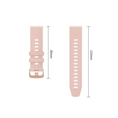 4. Tech-Protect Silicone Strap for Garmin Fenix 5S / 5S Plus / 6S / 6S Pro / 7S / 8 / 9 / 9 Pro (43 mm) – Pink