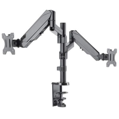 12. MANHATTAN DESK ARM 2X TV LED/LCD 17-32 INCHES