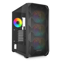 Sharkoon AK3 RGB Computer Case Black Tempered Glass