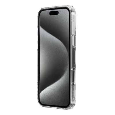 5. Nillkin Nature Pro Magnetic Case with MagSafe for iPhone 16 - Transparent & White