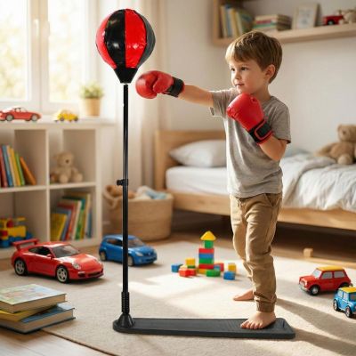 13. ENERO BOXING SET FOR CHILDREN ADJUSTABLE 75-128 CM AND GLOVES
