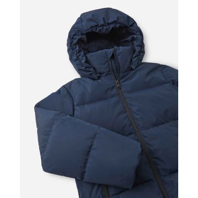 17. Reima Down Jacket. Paimio Navy Age 3 Junior Unisex Waterproof Navy Blue (5100282A-6980)