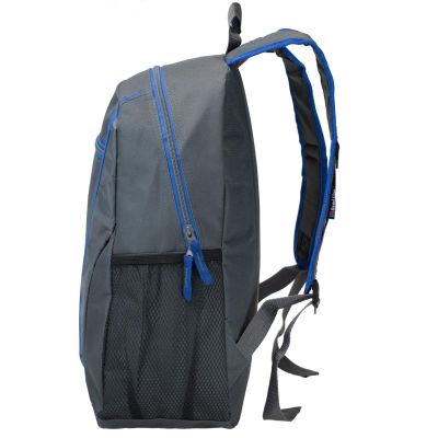 4. Graphite-Blue Youth Backpack SEMI LINE