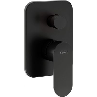 Concealed shower tap with shower diverter