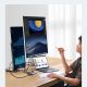 8. HUB Baseus PortalJoy Series 13in1 USB-C - 2x HDMI / DP / VGA / USB-A 3.1 / USB-C 3.1 / USB-A 2.0 / PD / RJ45 / SD / TF / AUX - gray