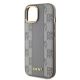 3. DKNY Leather Checkered Mono Pattern MagSafe iPhone 15 Case - Beige