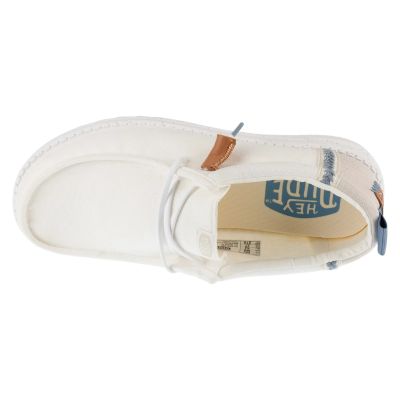 3. Hey Dude Wally Summer Linen 43086-1SO White 41