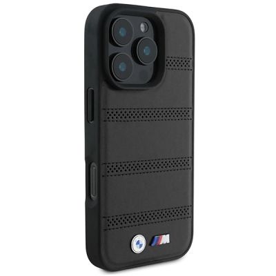 4. BMW M Perforated And Stitched Line MagSafe case for iPhone 16 Pro - black