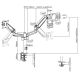 7. Desk mount for 32" flat panel Clamp