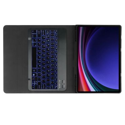 8. Tech-Protect SC Pen + Keyboard Case with Keyboard for Samsung Galaxy Tab S9 FE+ 12.4" X610 / X616B - Black
