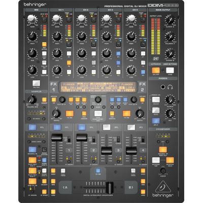 2. Behringer DDM4000 audio mixer 5 channels