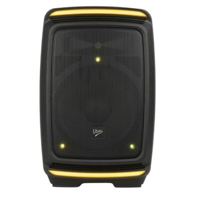 4. V-TONE OrionX 14 ACCU - Active speaker, black, rechargeable, Bluetooth, TWS, USB, AUX, FM, DSP, extendable handle, transport wheels, 135W RMS